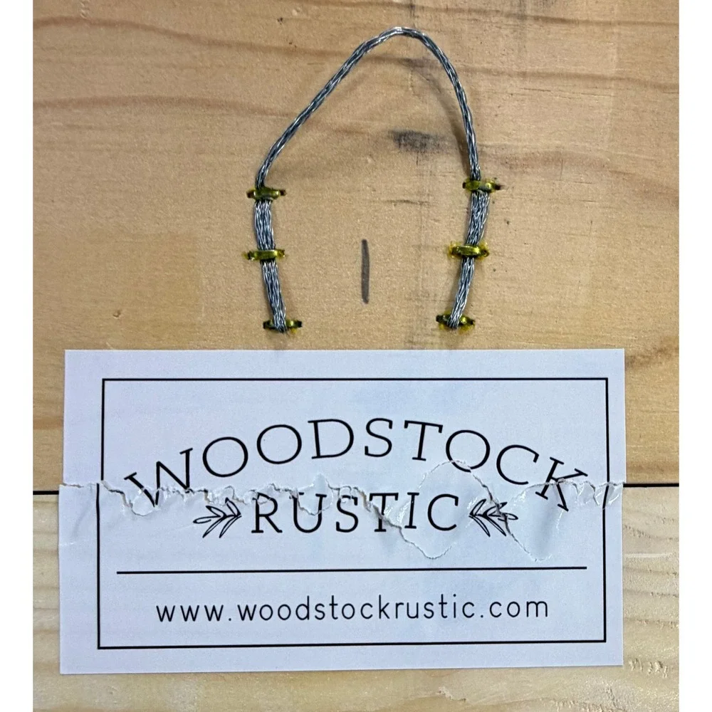 Woodstock Rustic Biplane Wood Wall Art Vintage Aviation Decor Navy White Star